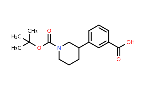 CAS 908334-19-0 | 3-{1-[(tert-butoxy)carbonyl]piperidin-3-yl}benzoic acid
