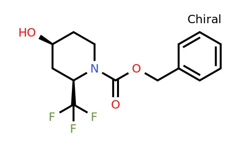 CAS 911298-13-0 | 1-​Piperidinecarboxylic acid, 4-​hydroxy-​2-​(trifluoromethyl)​-​, phenylmethyl ester, (2R,​4S)​-​rel-