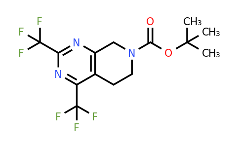 CAS 911636-87-8 | tert-butyl 2,4-bis(trifluoromethyl)-5H,6H,7H,8H-pyrido[3,4-d]pyrimidine-7-carboxylate