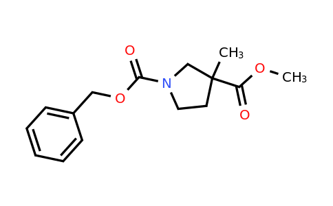 CAS 912444-74-7 | 1-benzyl 3-methyl 3-methylpyrrolidine-1,3-dicarboxylate