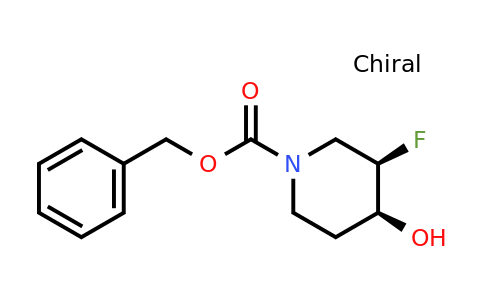 CAS 913574-95-5 | cis-1-cbz-3-fluoro-4-hydroxypiperidine