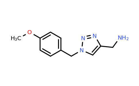 CAS 916888-15-8 | (1-[(4-Methoxyphenyl)methyl]-1H-1,2,3-triazol-4-YL)methanamine