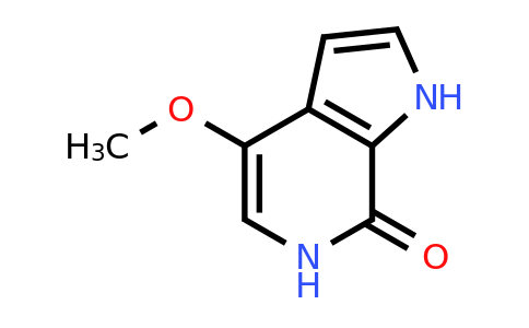 CAS 917918-80-0 | 4-methoxy-1H,6H,7H-pyrrolo[2,3-c]pyridin-7-one