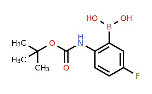 CAS 925207-17-6 | (2-[(Tert-butoxycarbonyl)amino]-5-fluorophenyl)boronic acid
