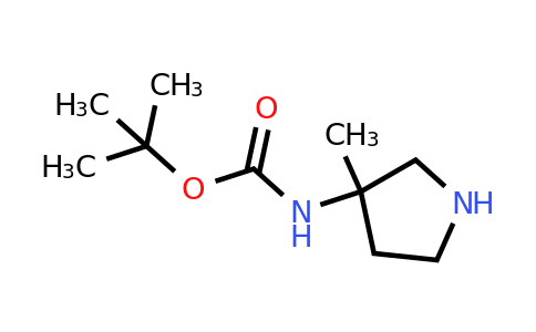 CAS 927652-04-8 | 3-(Boc-amino)-3-methylpyrrolidine