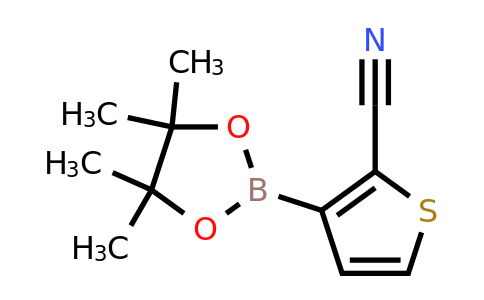 CAS 942070-34-0 | 3-(4,4,5,5-tetramethyl-1,3,2-dioxaborolan-2-yl)thiophene-2-carbonitrile