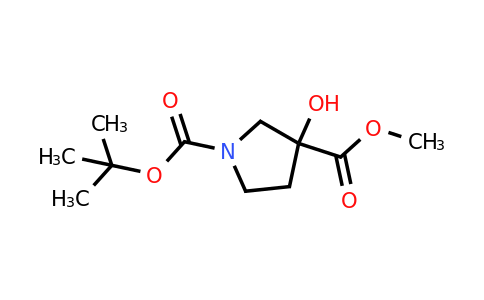 CAS 942190-61-6 | 1-tert-butyl 3-methyl 3-hydroxypyrrolidine-1,3-dicarboxylate