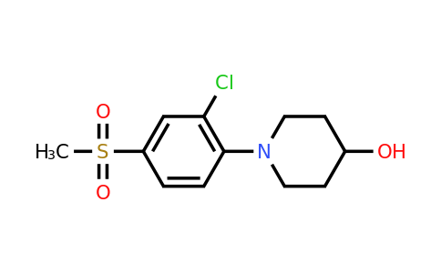 CAS 942474-26-2 | 1-[2-Chloro-4-(methylsulfonyl)phenyl]-4-hydroxypiperidine