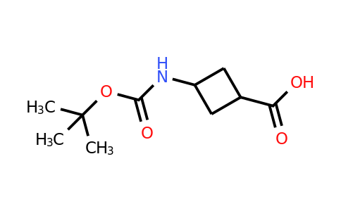 CAS 946152-72-3 | 3-(Tert-butoxycarbonylamino)cyclobutanecarboxylic acid