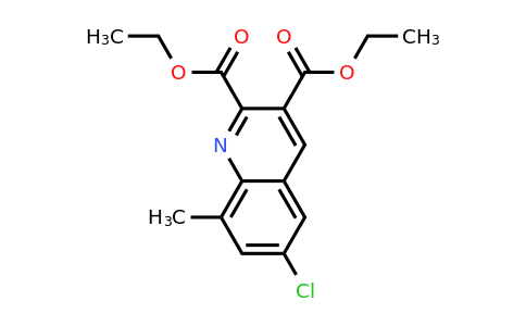 CAS 948289-50-7 | 6-Chloro-8-methylquinoline-2,3-dicarboxylic acid diethyl ester