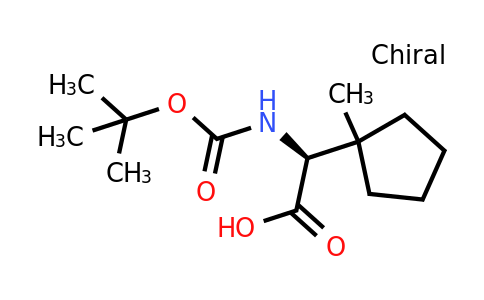 CAS 951789-87-0 | (2S)-2-{[(tert-butoxy)carbonyl]amino}-2-(1-methylcyclopentyl)acetic acid