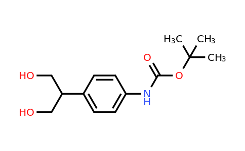 CAS 954124-35-7 | tert-Butyl (4-(1,3-dihydroxypropan-2-yl)phenyl)carbamate