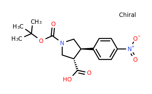 CAS 959579-94-3 | trans-1-boc-4-(4-nitrophenyl)-pyrrolidine-3-carboxylic acid