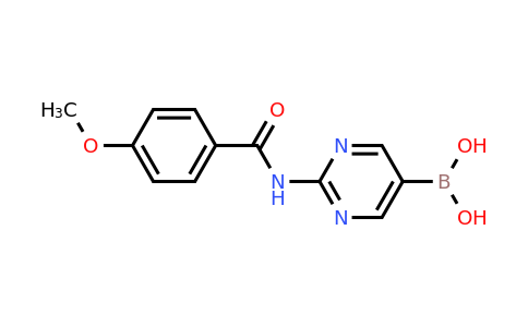 (2-[(4-Methoxybenzoyl)amino]pyrimidin-5-YL)boronic acid