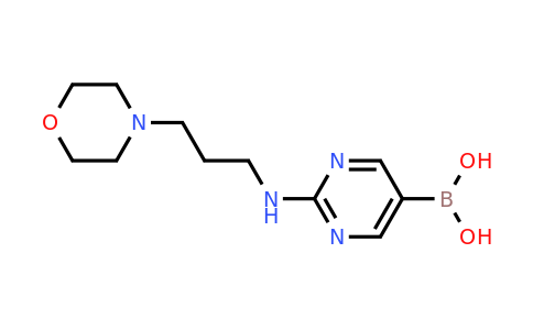 (2-[(3-Morpholin-4-ylpropyl)amino]pyrimidin-5-YL)boronic acid
