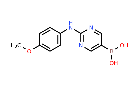 (2-[(4-Methoxyphenyl)amino]pyrimidin-5-YL)boronic acid