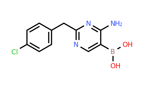 (2-(4-Chloro-benzyl)-aminopyrimidin-5-YL)boronic acid