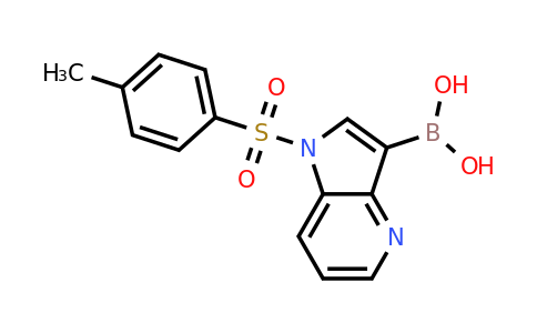 (1-[(4-Methylphenyl)sulfonyl]-1H-pyrrolo[3,2-B]pyridin-3-YL)boronic acid