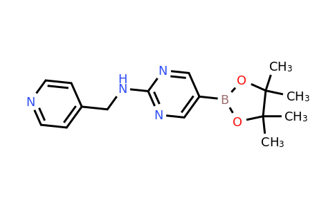 (2-[(Pyridin-4-ylmethyl)amino]pyrimidin-5-YL)boronic acid pinacol ester