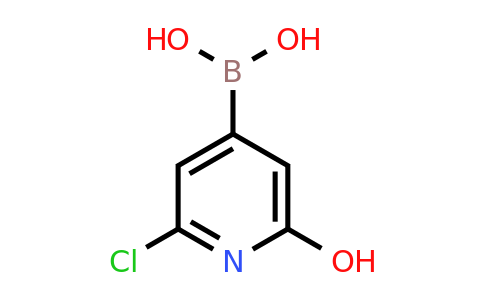 (2-Chloro-6-hydroxypyridin-4-YL)boronic acid