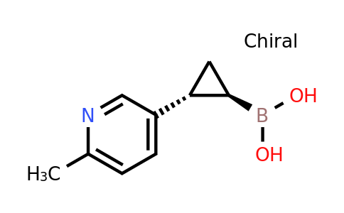Trans-2-(6-methylpyridin-3-YL)cyclopropaneboronic acid