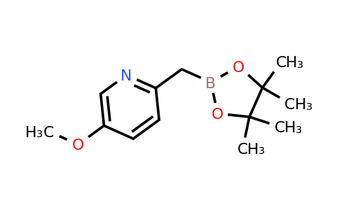 2-(5-Methoxypyridin-2-YL)methyl-4,4,5,5-tetramethyl-[1,3,2]dioxaborolane