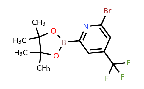 [6-Bromo-4-(trifluoromethyl)pyridin-2-YL]boronic acid pinacol ester