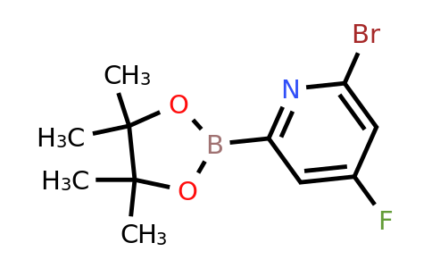 (6-Bromo-4-fluoropyridin-2-YL)boronic acid pinacol ester
