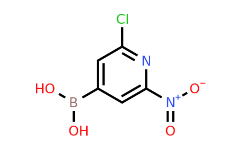 (2-Chloro-6-nitropyridin-4-YL)boronic acid