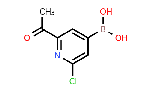 (2-Acetyl-6-chloropyridin-4-YL)boronic acid