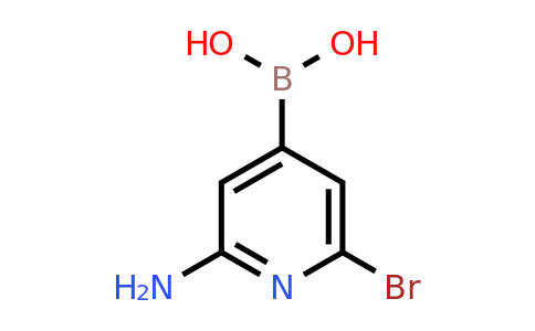 (2-Amino-6-bromopyridin-4-YL)boronic acid