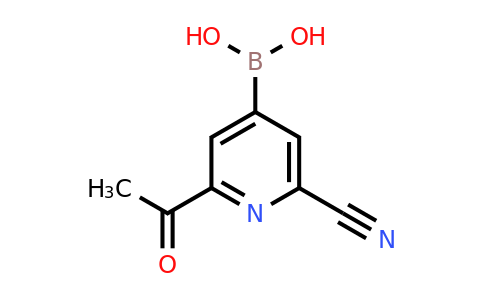 (2-Acetyl-6-cyanopyridin-4-YL)boronic acid