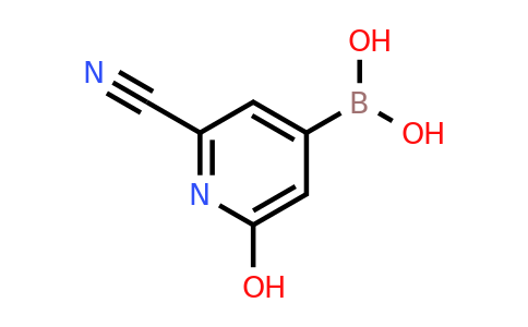 (2-Cyano-6-hydroxypyridin-4-YL)boronic acid