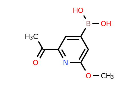 (2-Acetyl-6-methoxypyridin-4-YL)boronic acid