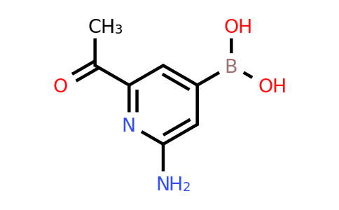 (2-Acetyl-6-aminopyridin-4-YL)boronic acid