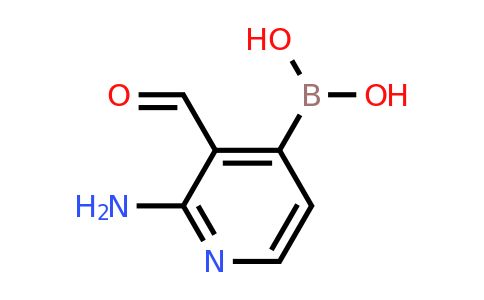 (2-Amino-3-formylpyridin-4-YL)boronic acid