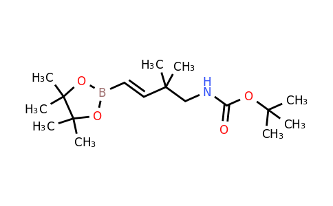 (1E)-4-[(Tert-butoxycarbonyl)amino]3,3,-dimethylbuten-1-YL boronic acid pinacol ester