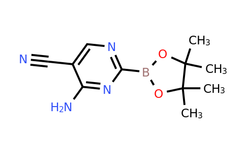4-Amino-5-cyanopyrimidin-2-ylboronic acid pinacol ester