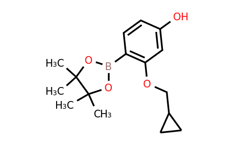 3-(Cyclopropylmethoxy)-4-(4,4,5,5-tetramethyl-1,3,2-dioxaborolan-2-YL)phenol
