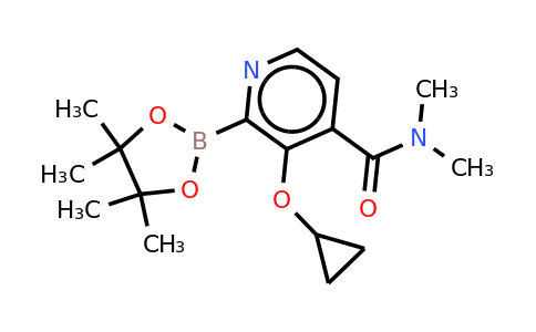 3-Cyclopropoxy-N,n-dimethyl-2-(4,4,5,5-tetramethyl-1,3,2-dioxaborolan-2-YL)isonicotinamide