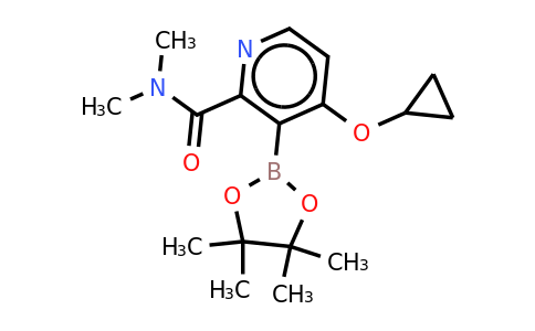 4-Cyclopropoxy-N,n-dimethyl-3-(4,4,5,5-tetramethyl-1,3,2-dioxaborolan-2-YL)picolinamide