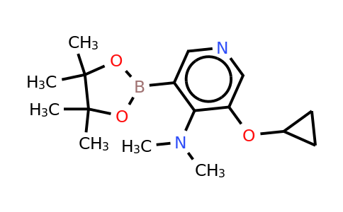 3-Cyclopropoxy-N,n-dimethyl-5-(4,4,5,5-tetramethyl-1,3,2-dioxaborolan-2-YL)pyridin-4-amine