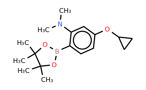 5-Cyclopropoxy-N,n-dimethyl-2-(4,4,5,5-tetramethyl-1,3,2-dioxaborolan-2-YL)aniline