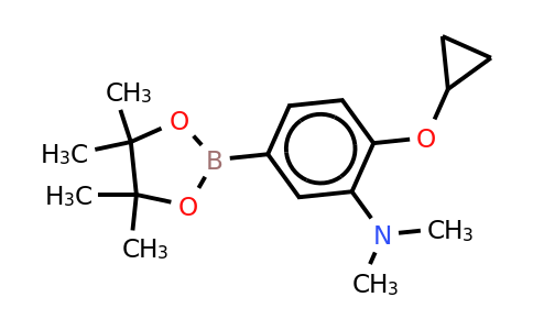 2-Cyclopropoxy-N,n-dimethyl-5-(4,4,5,5-tetramethyl-1,3,2-dioxaborolan-2-YL)aniline