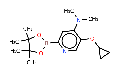 5-Cyclopropoxy-N,n-dimethyl-2-(4,4,5,5-tetramethyl-1,3,2-dioxaborolan-2-YL)pyridin-4-amine