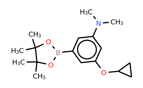 3-Cyclopropoxy-N,n-dimethyl-5-(4,4,5,5-tetramethyl-1,3,2-dioxaborolan-2-YL)aniline