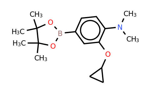 2-Cyclopropoxy-N,n-dimethyl-4-(4,4,5,5-tetramethyl-1,3,2-dioxaborolan-2-YL)aniline