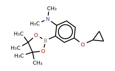 4-Cyclopropoxy-N,n-dimethyl-2-(4,4,5,5-tetramethyl-1,3,2-dioxaborolan-2-YL)aniline