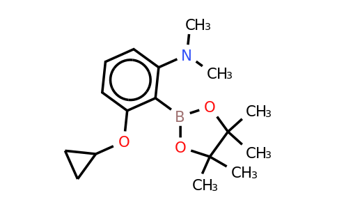 3-Cyclopropoxy-N,n-dimethyl-2-(4,4,5,5-tetramethyl-1,3,2-dioxaborolan-2-YL)aniline