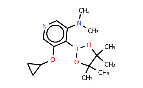 5-Cyclopropoxy-N,n-dimethyl-4-(4,4,5,5-tetramethyl-1,3,2-dioxaborolan-2-YL)pyridin-3-amine